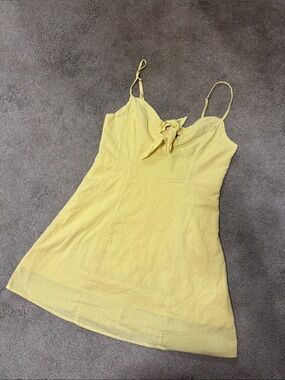 Skylar + Madison Yellow Mini Dress